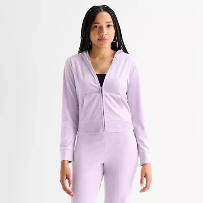 Juicy By Couture Womens Juniors Lightweight Track Jacket