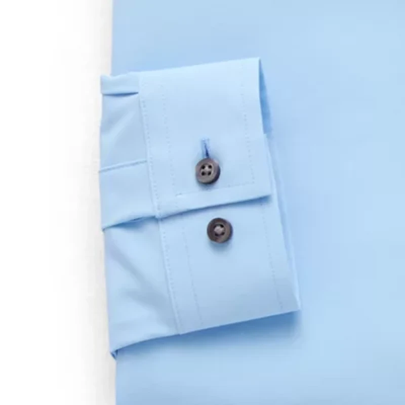 J. Ferrar 360 Stretch Performance Mens Slim Fit Wrinkle Free Long Sleeve Dress Shirt