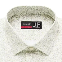 J. Ferrar Slim 360 Stretch Performance Mens Regular Fit Wrinkle Free Long Sleeve Dress Shirt