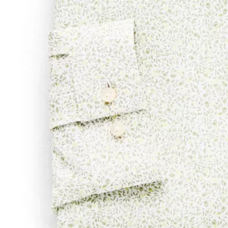 J. Ferrar Big And Tall 360 Stretch Performance Mens Regular Fit Wrinkle Free Long Sleeve Dress Shirt