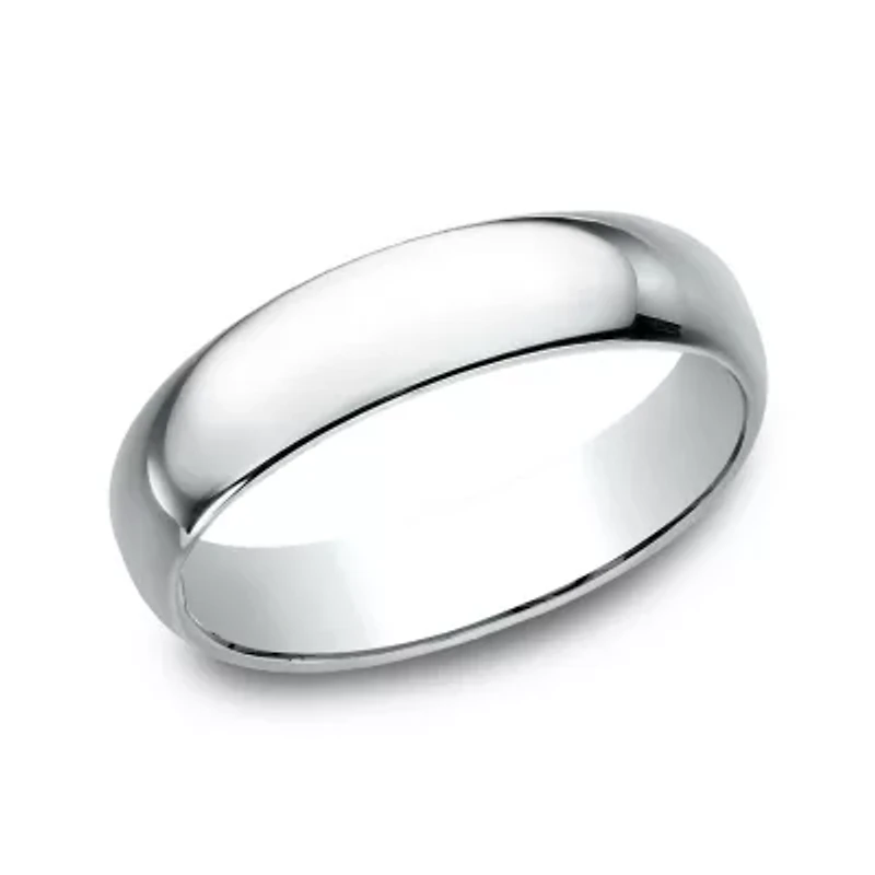 Mens 5MM 18K Gold Wedding Band