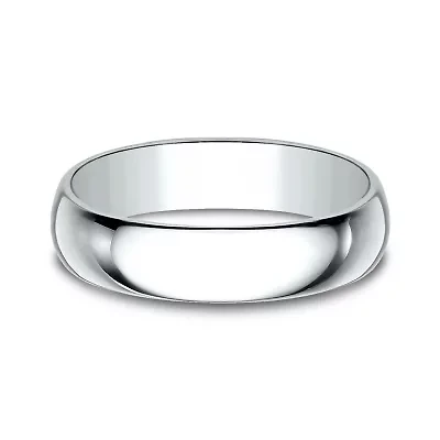 Mens 5MM 18K Gold Wedding Band