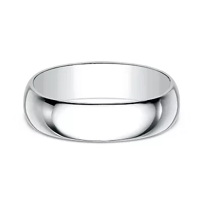 Mens 7MM 10K Gold Wedding Band
