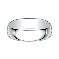 Mens 7MM 10K Gold Wedding Band