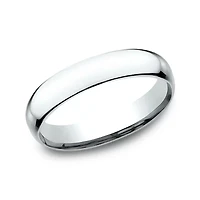 Womens 14K Yellow Gold 4MM Light Comfort-Fit Wedding Band