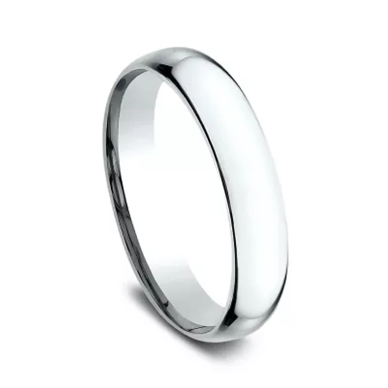 Womens 14K Yellow Gold 4MM Light Comfort-Fit Wedding Band