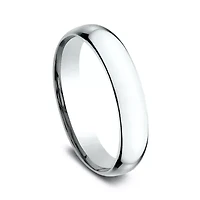 Womens 14K Yellow Gold 4MM Light Comfort-Fit Wedding Band