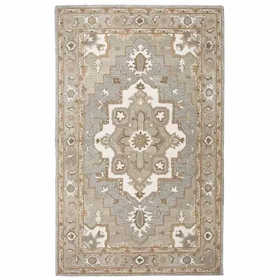 Rizzy Home Suffolk Collection Elaina Medallion Rectangular Rugs
