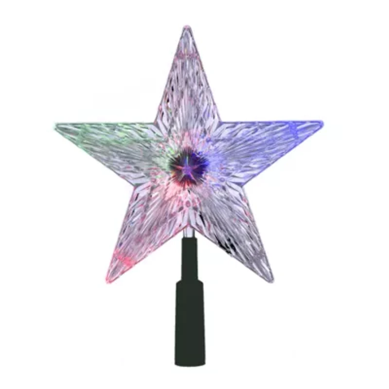Kurt Adler 8.5" Color-Changing Star Led Christmas Tree Topper