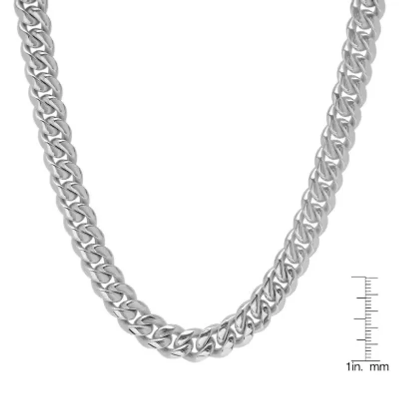 Mens Stainless Steel Hypoallergenic 24 Inch Box Chain Necklace
