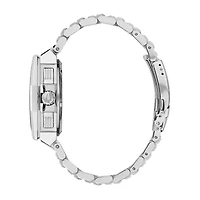 Bulova Precisionist Mens Silver Tone Stainless Steel Bracelet Watch 96b349