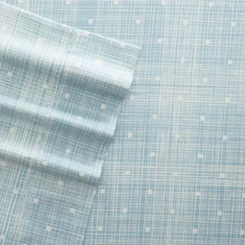 Casual Comfort™ Premium Ultra Soft Polka Dot Pattern Microfiber Wrinkle Free Sheet Set