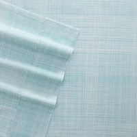 Casual Comfort™ Premium Ultra Soft Thatch Pattern Microfiber Wrinkle Free Sheet Set