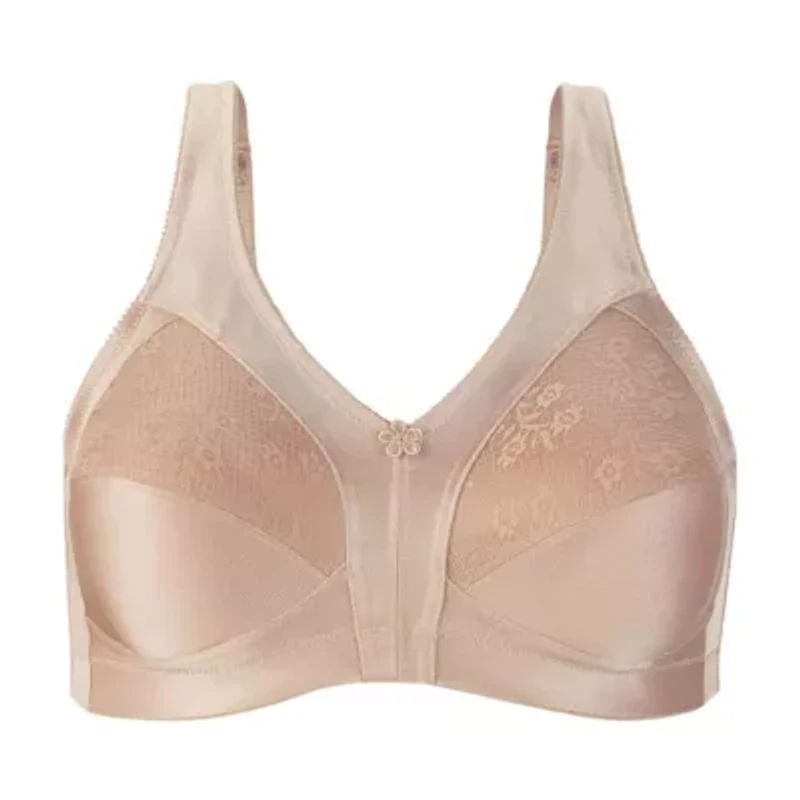 Exquisite Form® Women's FULLY Slimming Wireless Full-Coverage Bra with Back Closure & Lace- 5100548