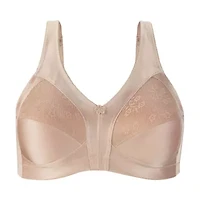 Exquisite Form® Women's FULLY Slimming Wireless Full-Coverage Bra with Back Closure & Lace- 5100548