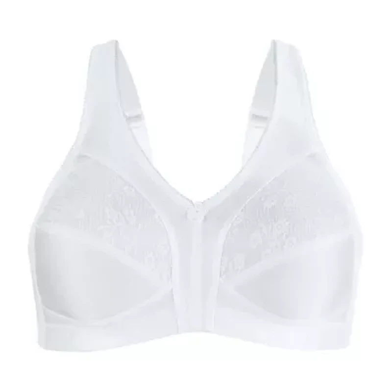 Exquisite Form® Women's FULLY Slimming Wireless Full-Coverage Bra with Back Closure & Lace- 5100548