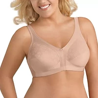 Exquisite Form® Women's FULLY Slimming Wireless Full-Coverage Bra with Back Closure & Lace- 5100548