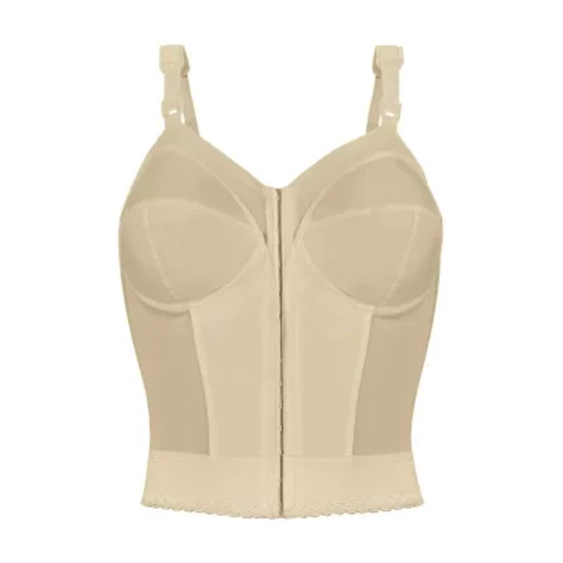 Exquisite Form®  Women's FULLY Slimming Wireless Back & Posture Support Longline Bra with Front Closure- 5107530