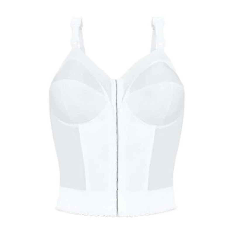 Exquisite Form®  Women's FULLY Slimming Wireless Back & Posture Support Longline Bra with Front Closure- 5107530