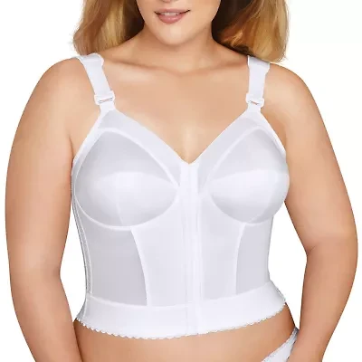 Exquisite Form®  Women's FULLY Slimming Wireless Back & Posture Support Longline Bra with Front Closure- 5107530