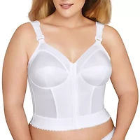 Exquisite Form®  Women's FULLY Slimming Wireless Back & Posture Support Longline Bra with Front Closure- 5107530