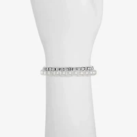 Monet Jewelry Timeless Womens Simulated Pearl Stretch Bracelet