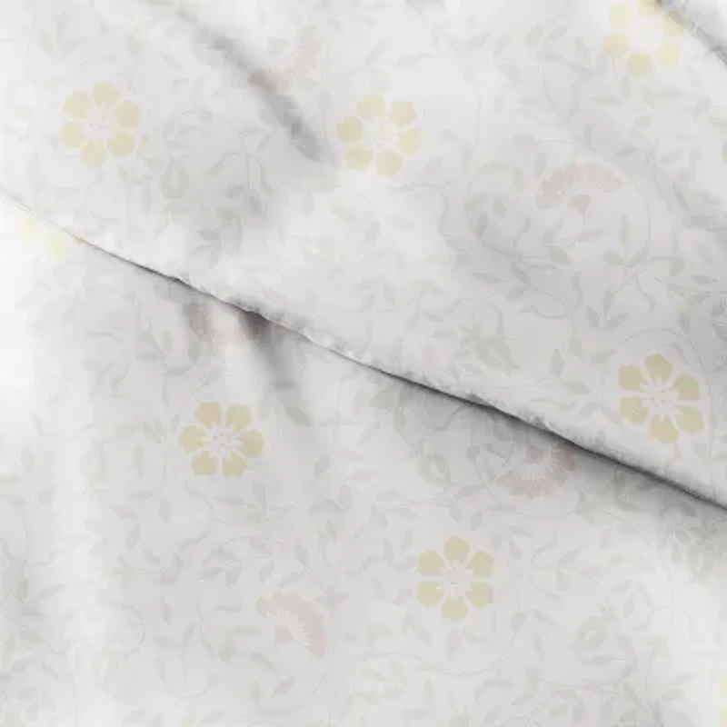 Casual Comfort Premium Ultra Soft Spring Vines Print Duvet Cover Set