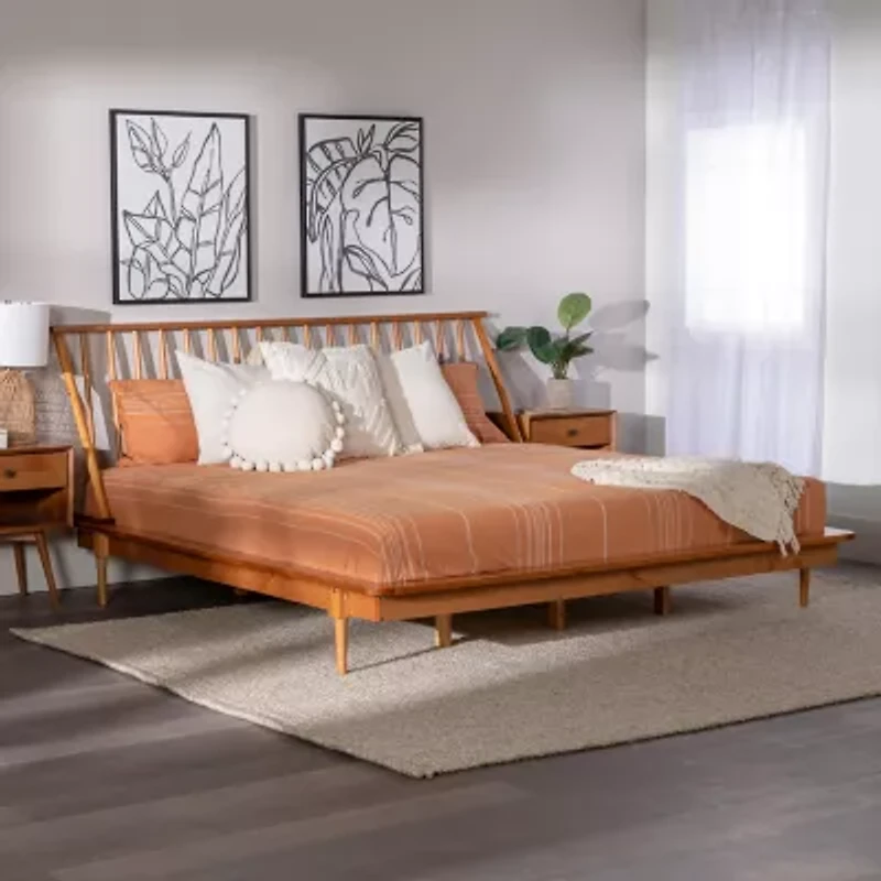 Ginny Spindle Platform Bed