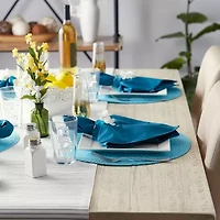 Design Imports Round Woven 6-pc. Placemat