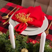 Design Imports Red Buffalo Check 6-pc. Placemat