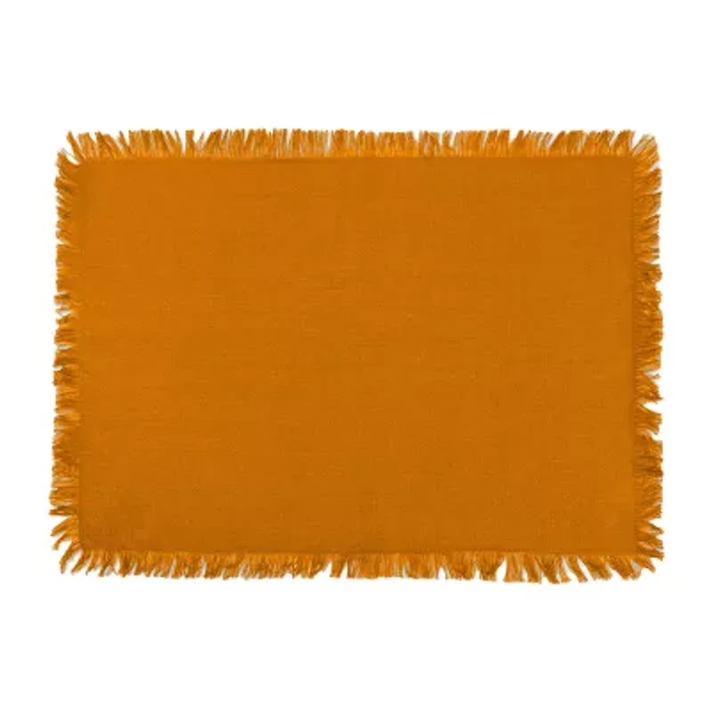 Design Imports Solid Pumpkin Spice 6-pc. Placemat