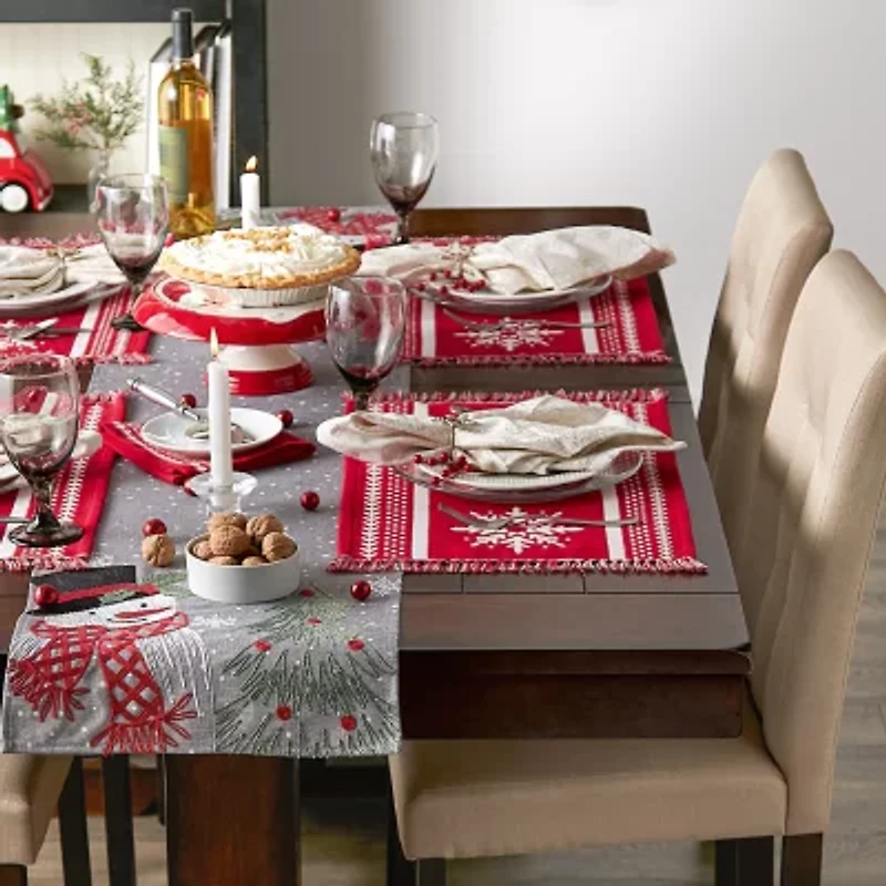 Design Imports Nordic Snowflake 4-pc. Placemat