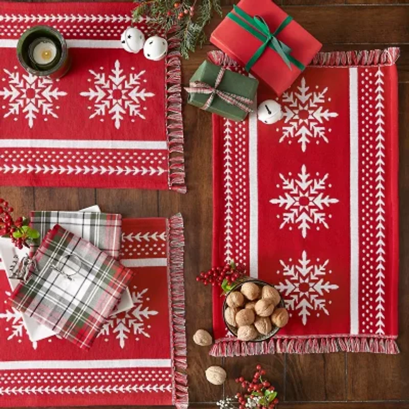 Design Imports Nordic Snowflake 4-pc. Placemat