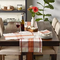 Design Imports Pumpkin Spice Plaid 6-pc. Placemat