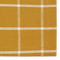 Design Imports Honey Gold Check 6-pc. Table Linen Set