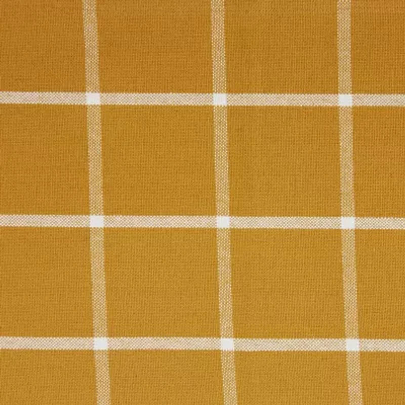 Design Imports Honey Gold Check 6-pc. Table Linen Set