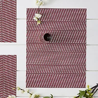Design Imports Storm Blue Textured Twill Weave 6-pc. Placemat