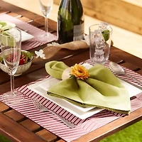 Design Imports Storm Blue Textured Twill Weave 6-pc. Placemat