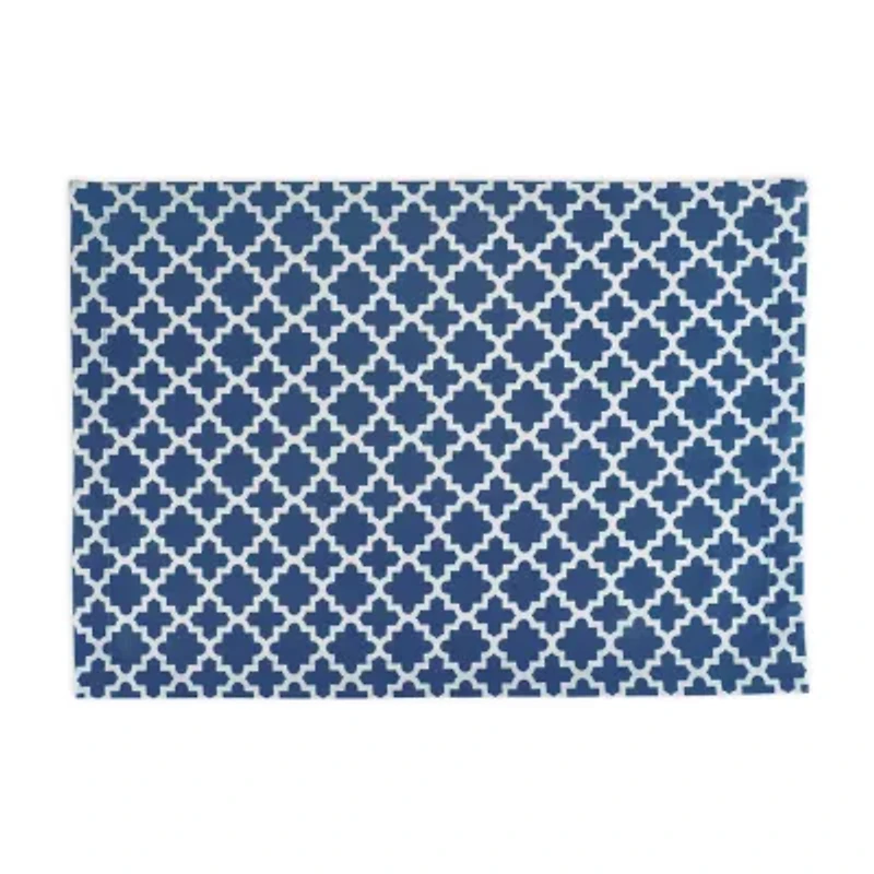 Design Imports Nautical Blue Lattice 6-pc. Placemats