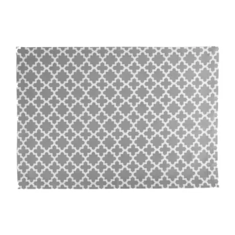 Design Imports Gray Lattice 6-pc. Placemats