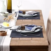 Design Imports Stonewash Blue Doubleframe 6-pc. Placemats