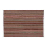 Design Imports Tango Red Stripe 6-pc. Placemats