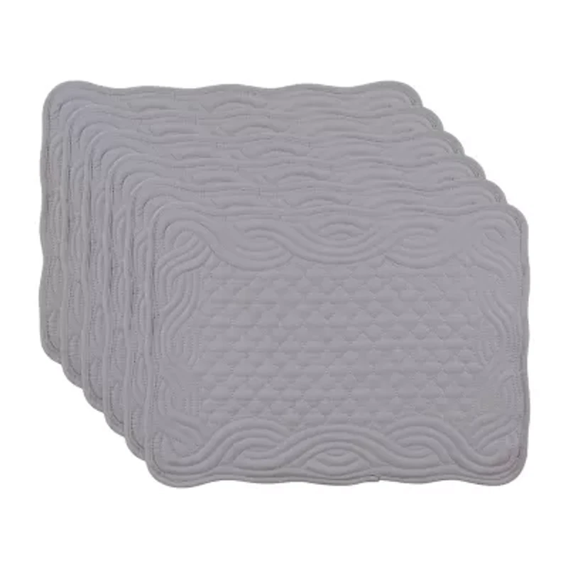 Design Imports Quilted Farmhouse 6-pc. Placemats