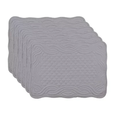 Design Imports Quilted Farmhouse 6-pc. Placemats