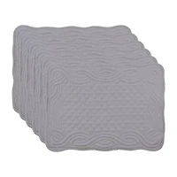 Design Imports Quilted Farmhouse 6-pc. Placemats