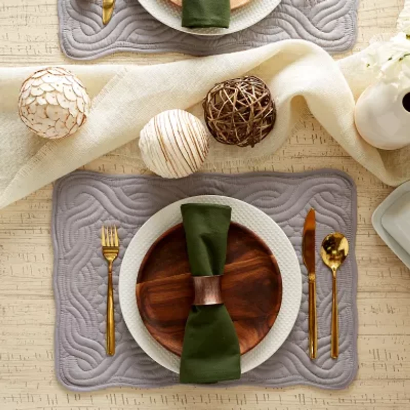 Design Imports Quilted Farmhouse 6-pc. Placemats