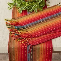 Design Imports Spice Tonal Stripe With Fringe 6-pc. Placemats
