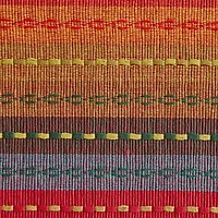 Design Imports Spice Tonal Stripe With Fringe 6-pc. Placemats