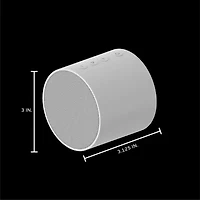 Sharper Image Spastudio Waterproof Bluetooth Speaker with Magnetic Mount And Rechargable Battery