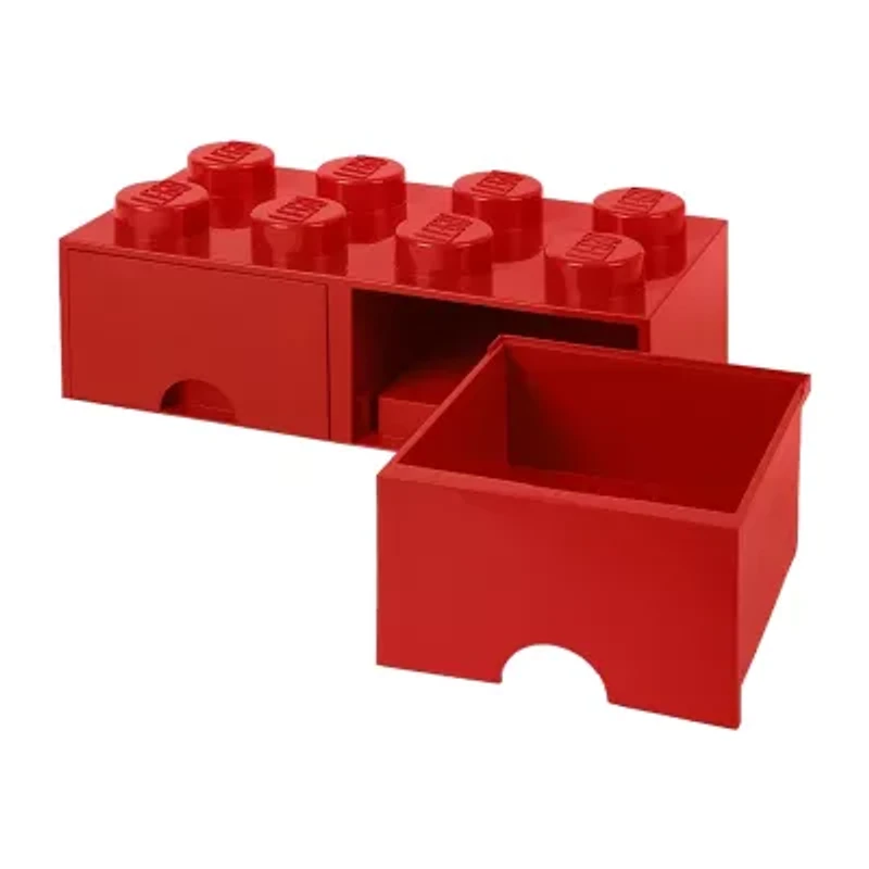 LEGO® Storage Brick Drawer 8 Bright Red Toy Box